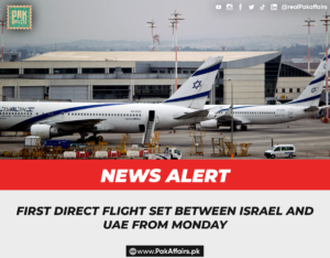 First direct flight set between Israel and UAE from Monday