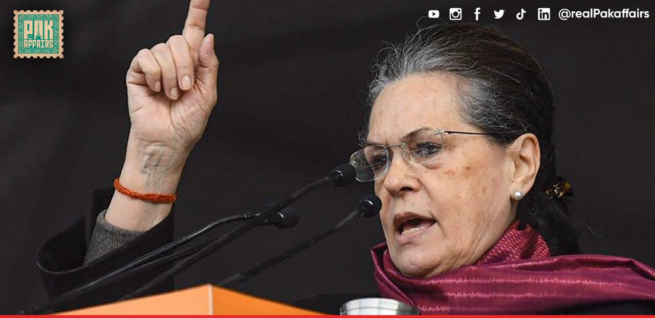 Sonia Gandhi offered to resign from the party Presidency.