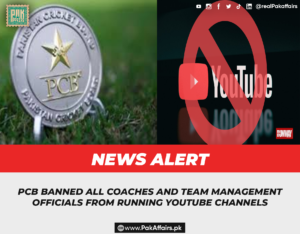 PCB banned you tube of officials  