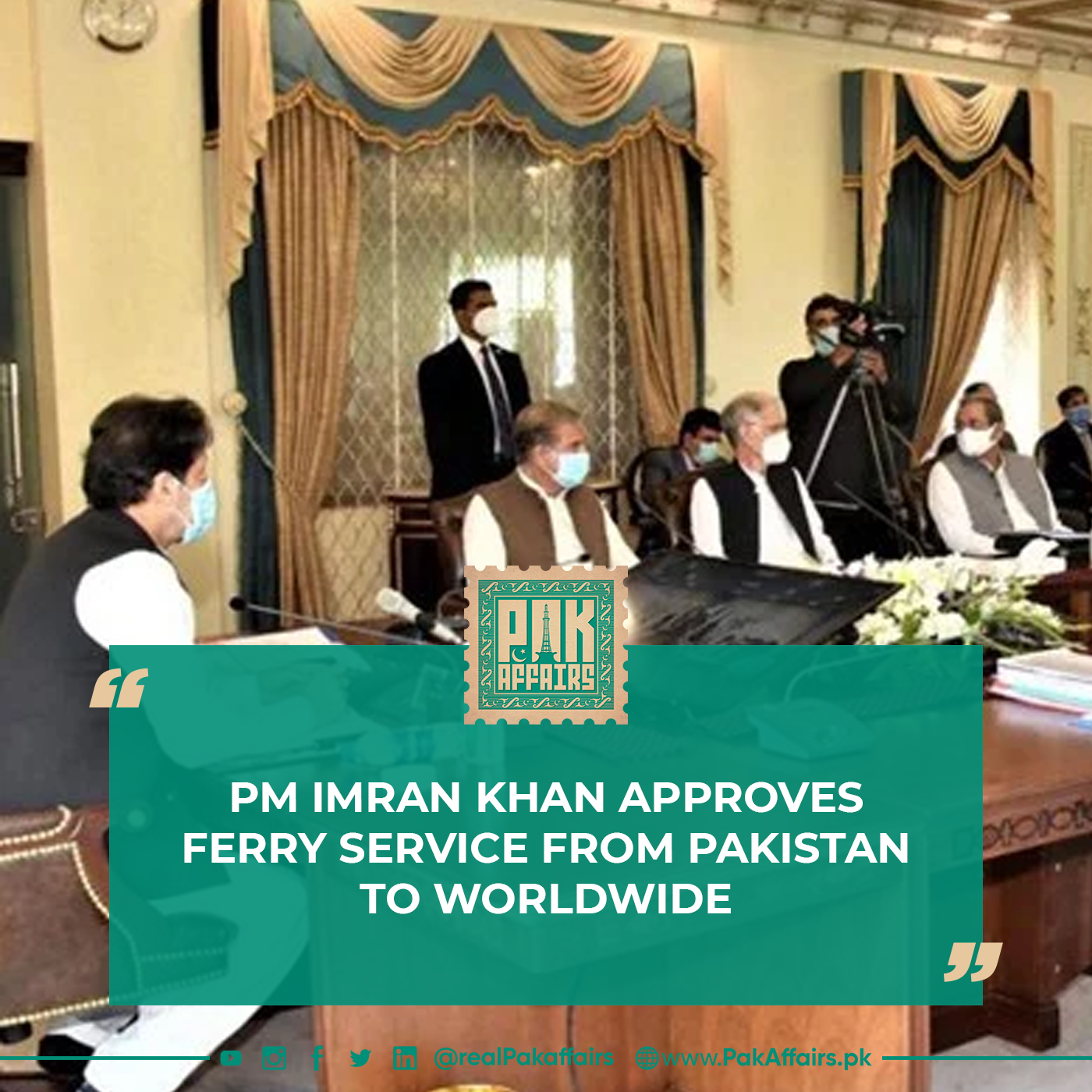 PM Imran Khan approves ferry service from Pakistan to worldwide