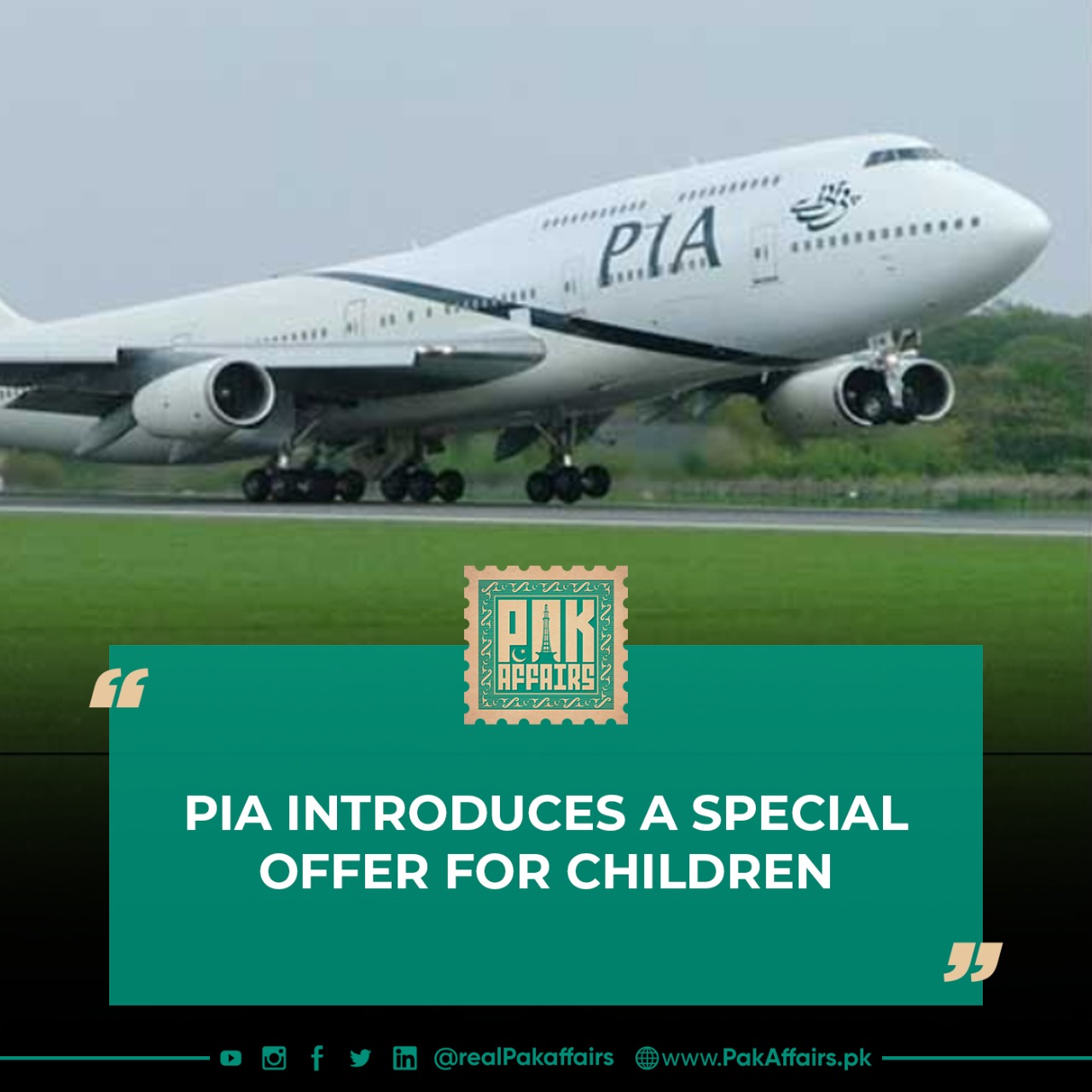 PIA Introduces a Special Offer for Children
