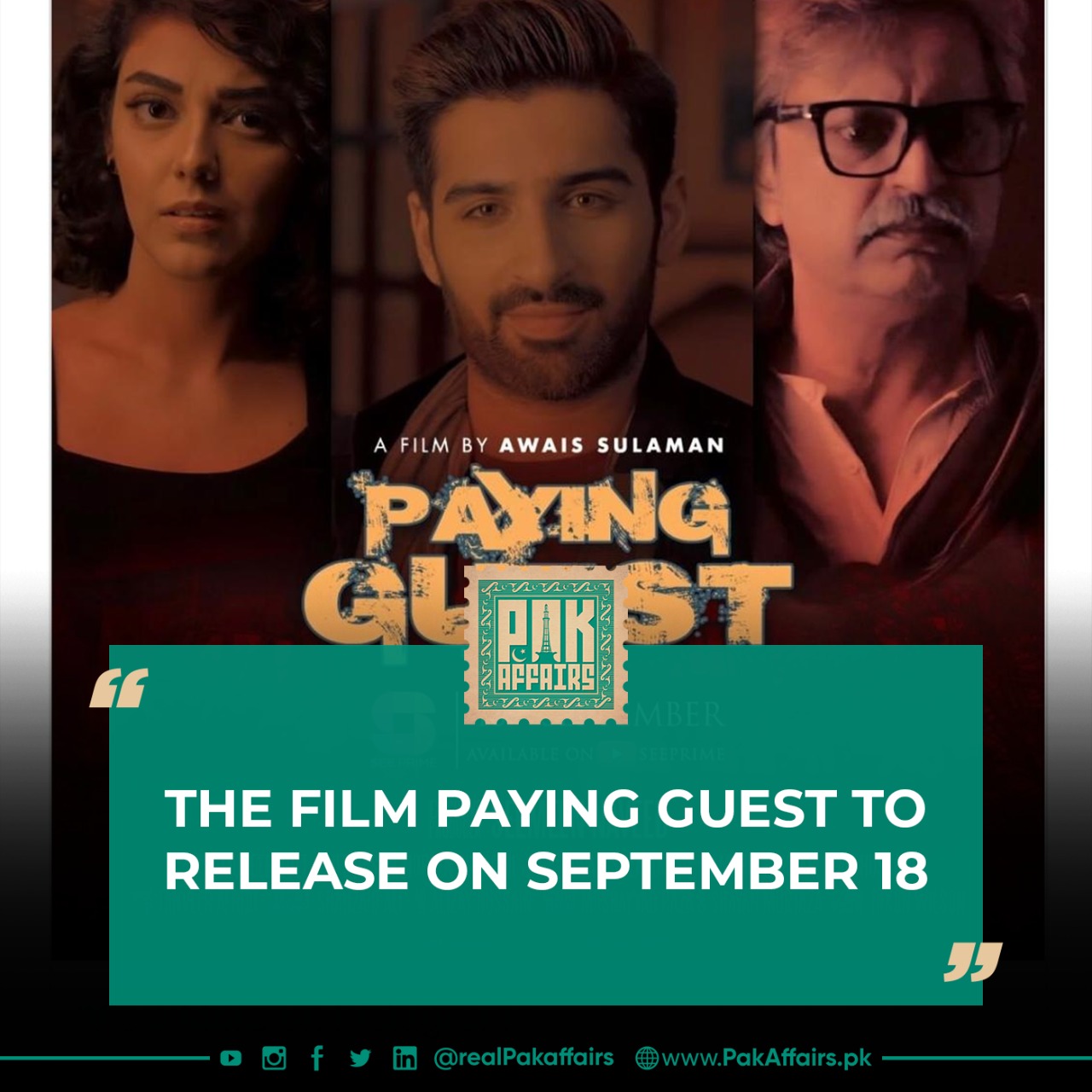 The Film Paying Guest To Release On September 18