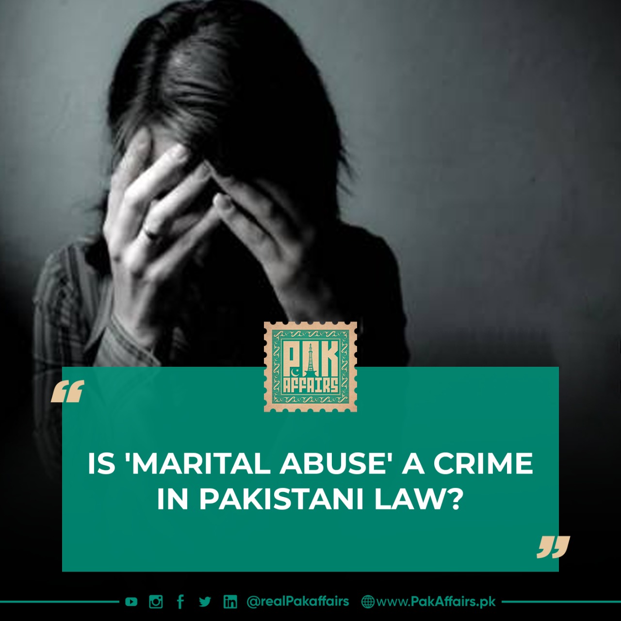 Is 'marital abuse' a crime in Pakistani law?