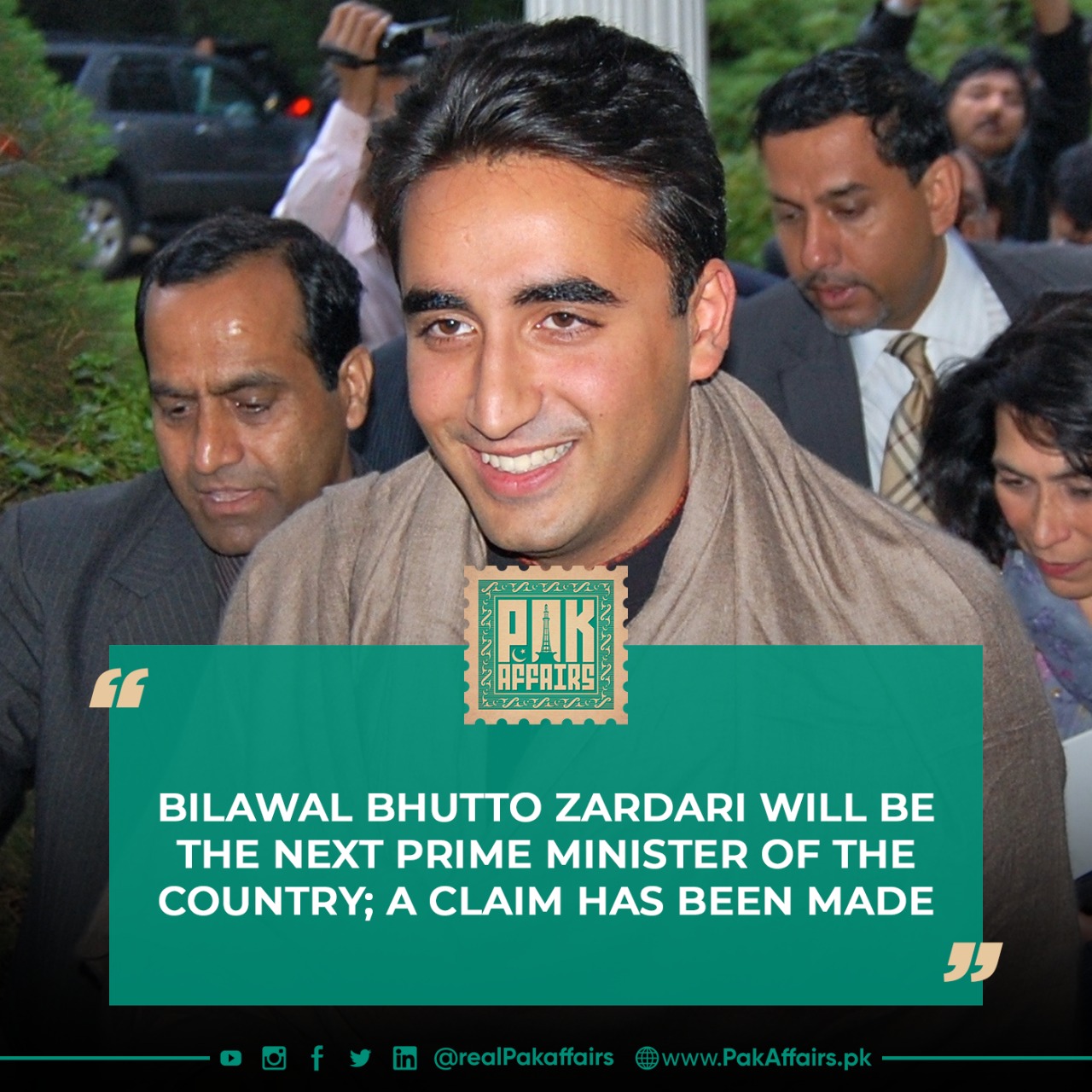 Bilawal Bhutto Zardari will be the next Prime Minister of the country; A Claim Has been Made