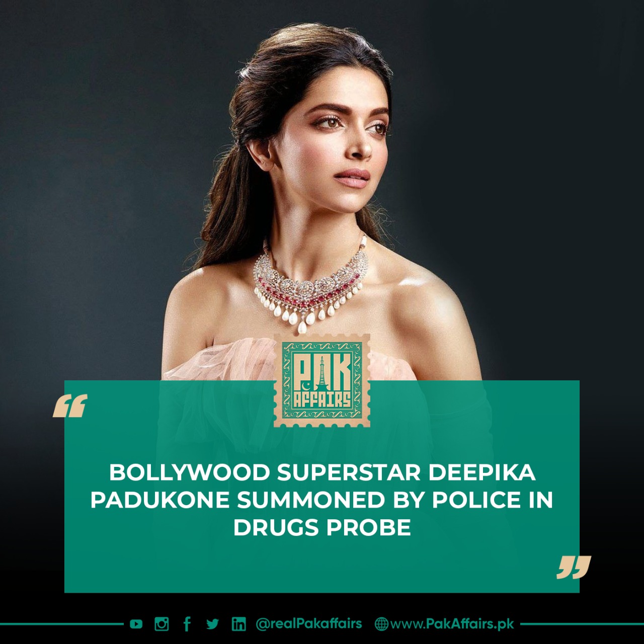 Bollywood superstar Deepika Padukone summoned by police in drugs probe