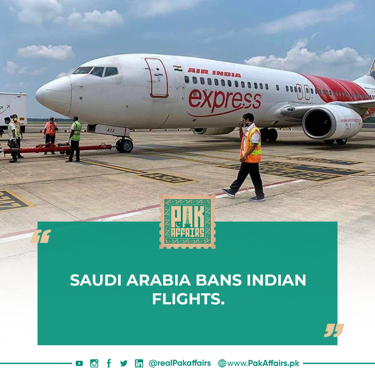 Saudi Arabia bans Indian flights