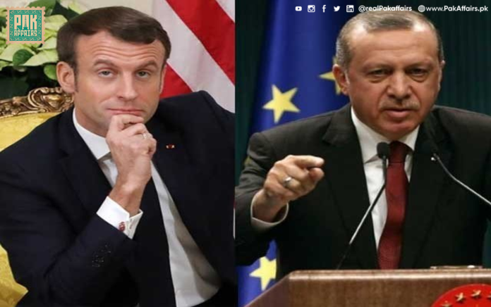 Tayyip Erdogan advises French President to undergo psychiatric treatment for anti-Islamic statements.