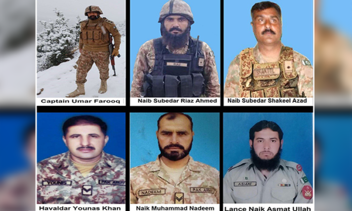 12 security personnel were martyred in North Waziristan attacks in Ormara.
