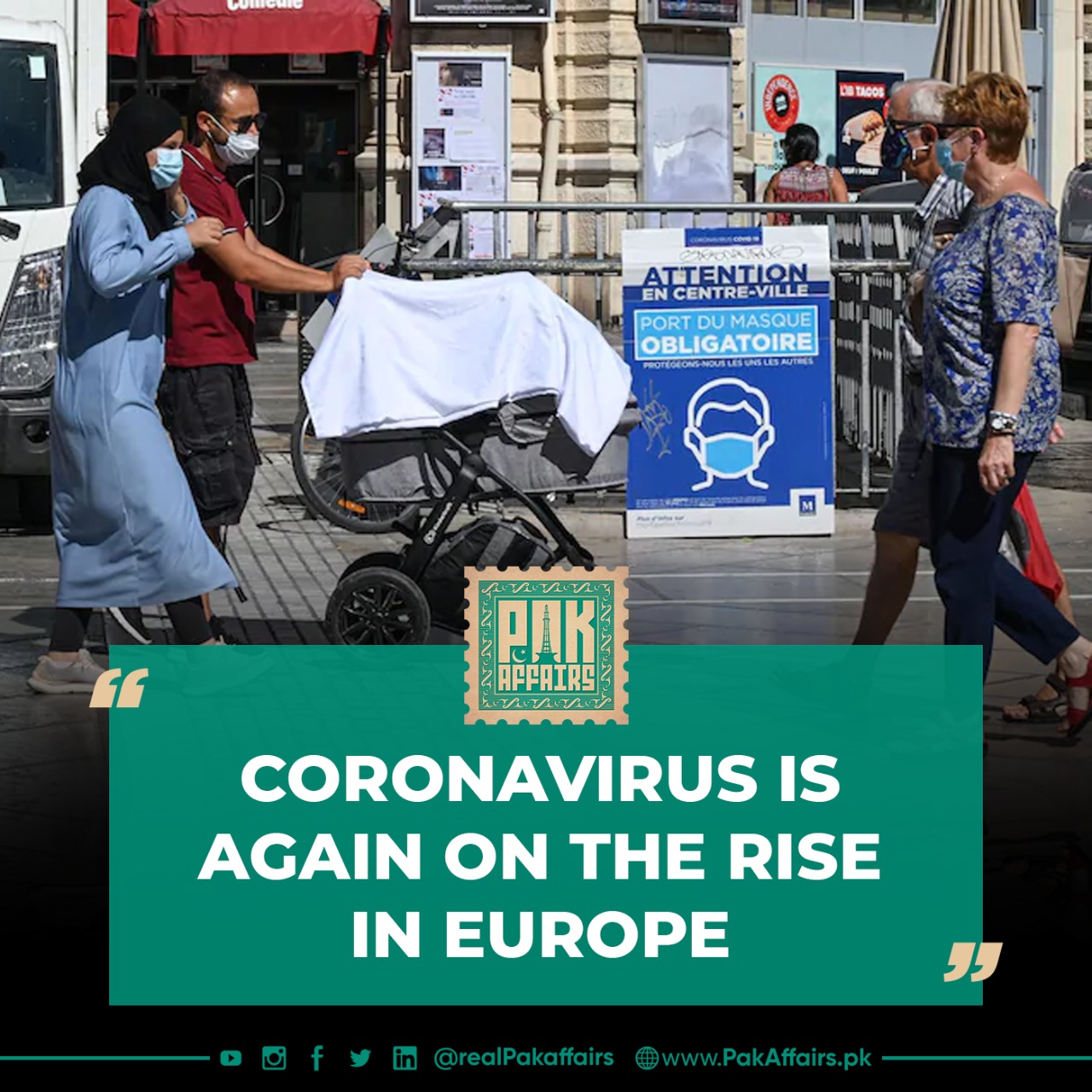 Coronavirus is again on the rise in Europe