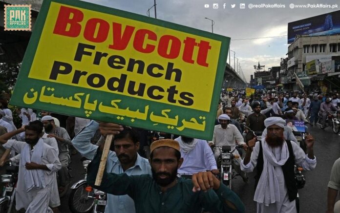 Expel the French ambassador and boycott French products became a top trend on Twitter.