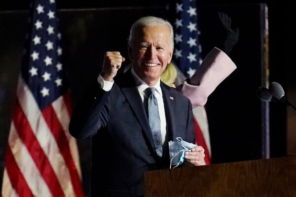 Biden elected the 46th President of the United States