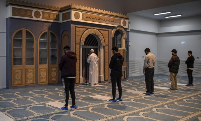 Athens first mosque doors open for the worshipers