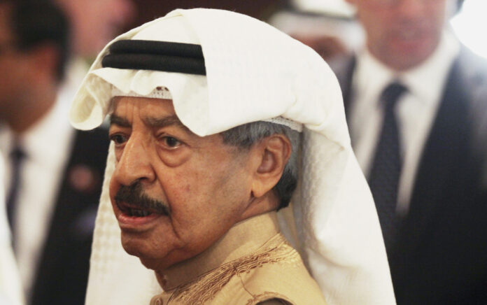 Bahrain's prime minister dies at the age of 84