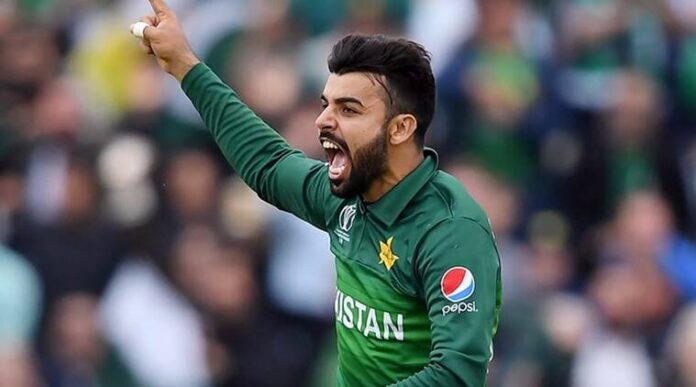 Shadab Khan ruled out of the first T20 due to injury