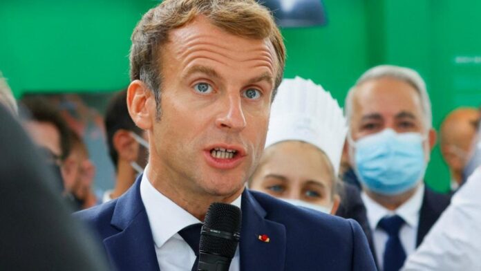 French president egged by protester shouting 'long live revolution