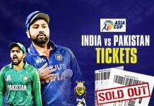 Tickets for Indo-Pak 2022 Asia Cup clash sold out in hours Tickets for Indo-Pak 2022 Asia Cup clash sold out in hours