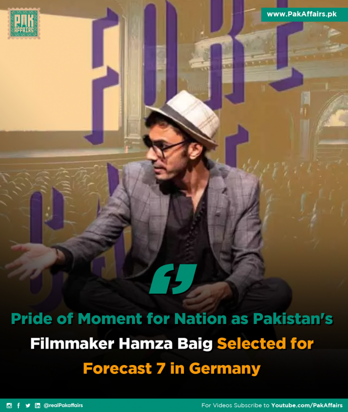 Pride of Moment for Nation as Pakistan's Filmmaker Hamza Baig Selected for Forecast 7 in Germany