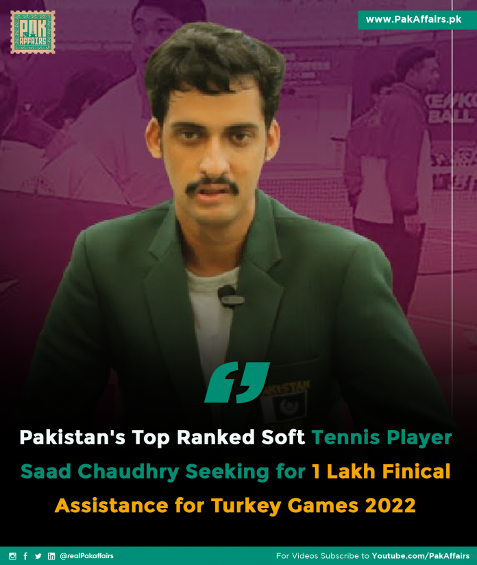 Soft Tennis Player Saad Chaudhry