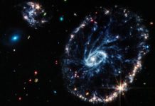 NASA’s James Web Telescope Captures another Colorful Cartwheel Galaxy NASA's James Web Telescope Captures another Colorful Cartwheel Galaxy