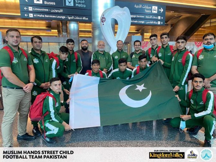 A team of 10 young Pakistani footballers is all set to take part in the Street Child World Cup 2022 in Doha, Qatar