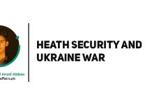 Heath security and Ukraine war Heath security and Ukraine war