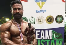 Pakistani bodybuilder wins bronze medal in World Bodybuilding Championship Pakistani bodybuilder wins bronze medal in World Bodybuilding Championship