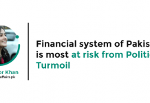 Financial system of Pakistan is most at risk from Political Turmoil Financial system of Pakistan is most at risk from Political Turmoil