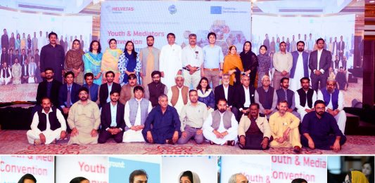 Helvetas Pakistan; Land & Water Diplomacy Project Youth and Mediators’ ConventionPress Release, 21 March 2023 Helvetas Pakistan; Land & Water Diplomacy Project Youth and Mediators’ Convention Press Release, 21 March 2023