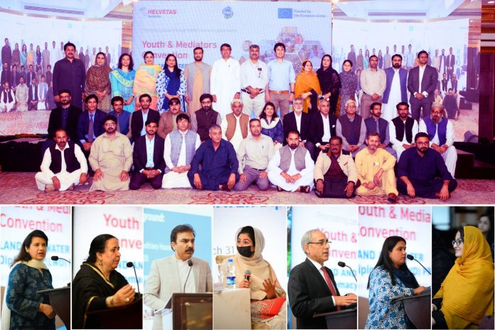 Helvetas Pakistan; Land & Water Diplomacy Project Youth and Mediators’ Convention Press Release, 21 March 2023