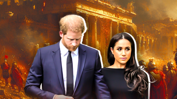 Rumors of Prince Harry and Meghan Markle Divorce Spark 'Fall of Rome' Comparisons