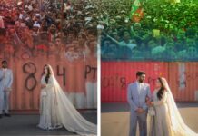 Islamabad Couple Holds bizarre Wedding Photoshoot Amid PTI Protest