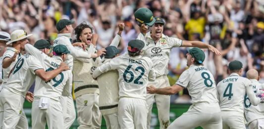 Australia Wins Test Thriller, Takes Series Lead After India Collapses